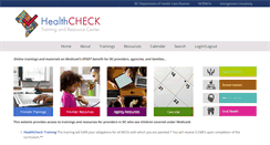 Desktop Screenshot of dchealthcheck.net